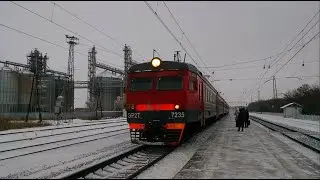 Электропоезд ЭР2Т-7235/7947 станция Чучково