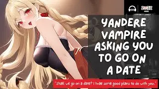ASMR - Yandere Vampire Asking You to Go on a Date | RP - F4M/F4A | Gentle FDom, Raining, Night Club