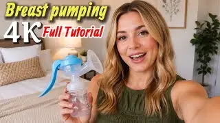 [4K] 🩷Breast Pump Setup for First-Time MomsComplete Manual Breast Pump Tutorial for Beginners 