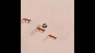 Super Mario brothers looping theme #loop #satisfying #marble #music #cover #animation #3dart #shorts