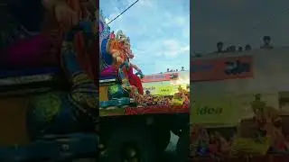 ganesh visarjan , harda #shorts #ganesh #ganeshchaturthi #ganesha #ganapatibappamorya #visarjan#art