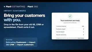 PlanIt 360   Import Customers