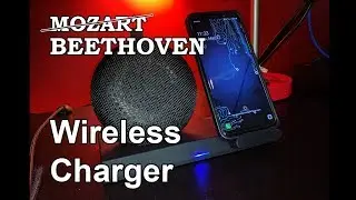 Beethoven (Not Mozart) Wireless Charger with Bluetooth Speaker!