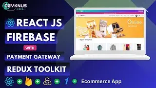 Build Ecommerce App with React And Firebase| Redux Toolkit| React Projects For Beginners #18