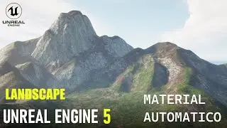 UNREAL ENGINE 5 Material Automático Realista (LANDSCAPE VI) Tutorial "Español"