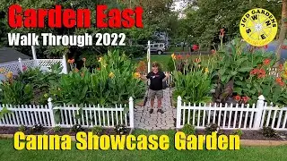 Walk Through of showcase Canna Lily Garden 2022