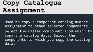 Copy Catalogue Assignment - AutoCAD Electrical - HINDI