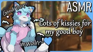 Furry ASMR 💙 Kisses for my Good Boy~ [M4M][Affirmations][Kisses]