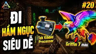Cách Đi Dungeon Siêu Dễ Và Nhận Tek Kibble Processor! | ARK Hardcore x Brutal #20