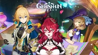 Potion Event, Pulling for Weapon, Chiori Farming 【Genshin Impact】