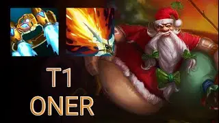 T1 Oner Gragas Jungle VS Nidalee | KR Challenger Patch 14.3