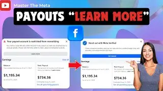 How To Fix Facebook Payouts “Learn more” | Payout Account Is Restricted From Monetizing 2025