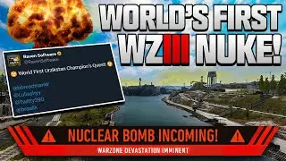 THE WORLDS FIRST NUKE IN WARZONE 3 (confirmed by Raven Software)