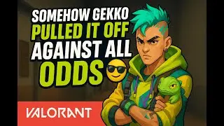 Somehow Gekko Pulled It Off Against All Odds 😎 | Valorant