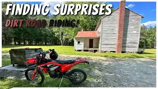 #MTBPlanB '23 Beta 390rr-s dual sport riding old dirt roads and finding a plantation with slaves.