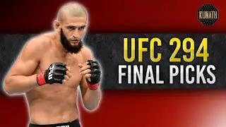 UFC 294 FINAL PICKS | DRAFTKINGS UFC PICKS