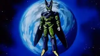 Cell Casually Saved the Earth from a Giant Asteroid - Funi Dub DBZ [HD]