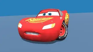 Lightning McQueen test render cars