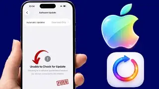 Unable to Check for Update | An Error Occurred While Checking for a Software Update