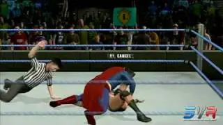 Smackdown VS Raw Superman Beats Orton