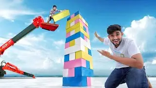 World's biggest Jenga competition with my friends