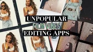 THE BEST Vintage Editing Apps! SECRET AF!︱Film Aesthetic, Polaroid, Glitch, Retro Pics + Video!