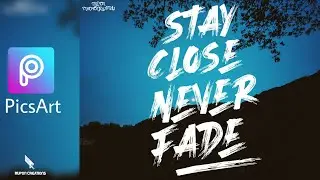 Make A Smooth Stylish Typography In PicsArt