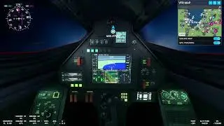 MSFS 2020 Darkstar from New York to Chicago (Night)