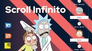 Cómo hacer un scroll infinito de Rick and Morty | HTML - CSS - JavaScript