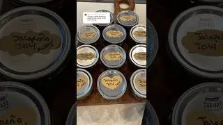 Jalapeño jelly recipe #garden #gardenharvest #growyourownfood #homegardening #jalapeño #harvest