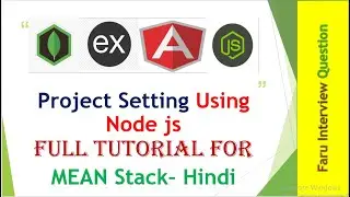 Mini-Project In Mean Stack (Nodejs + Angular + Express + MongoDB + CSS + HTML) Tutorial Hindi Part-2