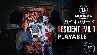 Resident Evil 1 Remake   Chris Redfield Gameplay Unreal Engine 5 Concept