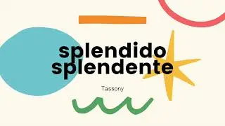 Tassony - Splendido Splendente