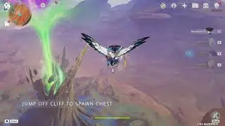 Jump off a cliff to get this chest - Sumeru Desert #genshinimpact #sumeru #desert #hiddenchest
