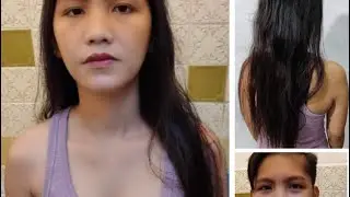 Pixie Haircut long to short