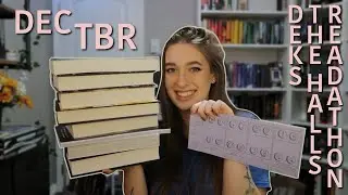 deks the halls readathon dec tbr  | december biblious tbr game ep 02