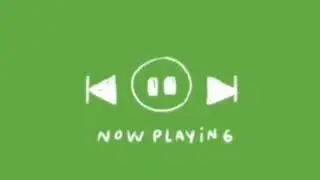 Aesthetic Green Screen Now Playing