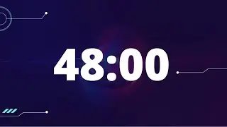 48 Minute Timer | Set 48 Minute Countdown Timer #48minutetimer #timerclock