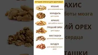 Орехи: суперфуд для здоровья сердца, сосудов и мозга #shortsvideo #shortvideo #health #орехи