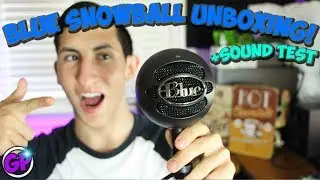 Blue Snowball Ice Mic Test + Blue Snowball Unboxing (Audio/ Microphone Test/ Unboxing)
