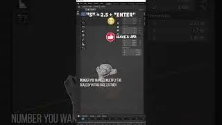 change the size of objects quicker in Blender with this technique 😁 