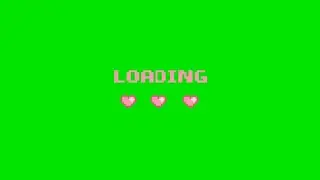AESTHETIC GREEN SCREEN LOADING / for edit + FREE / player loading