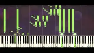 Something There - Beauty and the Beast - Piano Tutorial (synthesia) acoustic