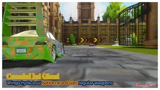 Cars 2 The Video Game | Wingo - Battle Race | Hyde Tour 6 Laps