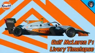 Gulf McLaren Monaco GP Livery Timelapse | GT Sport Livery Timelapse