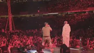 NAS BRINGS OUT KOOL G RAP TO PERFORM "FAST LIFE" "ILL STREET BLUES"  AT YANKEE STADIUM HIP HOP 50