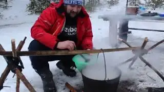 Уха из разной рыбы!