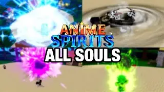 ALL SOULS SHOWCASE IN ANIME SPIRITS! (Roblox)