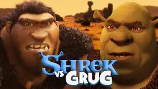 Shrek fights Grug from The Croods (f**king epic)