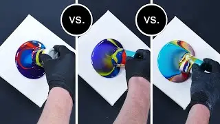 The Flip cup Comparison - Acrylic pouring technique for beginners
